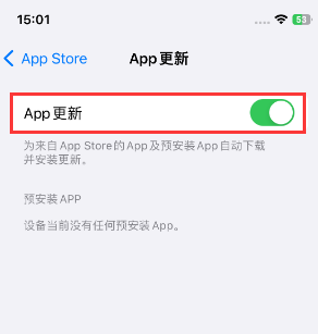 丁青苹果15维修中心如何让iPhone15APP自动更新